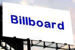 write a message on a giant billboard sign