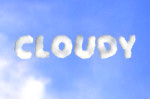 writing in clouds