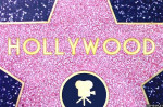 writing on a hollywood walk of fame star